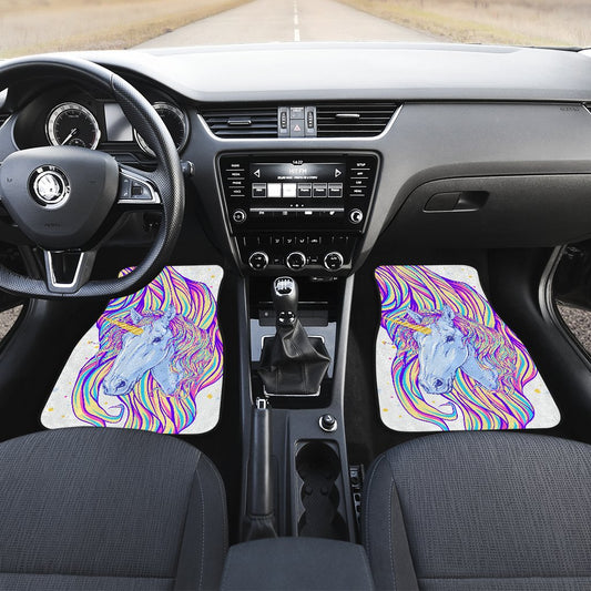 Rainbow Unicorn Car Floor Mats