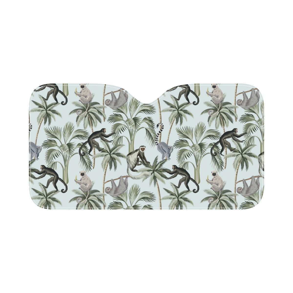 Rainforest Pattern Print Design RF04 Car Sun Shade-JorJune