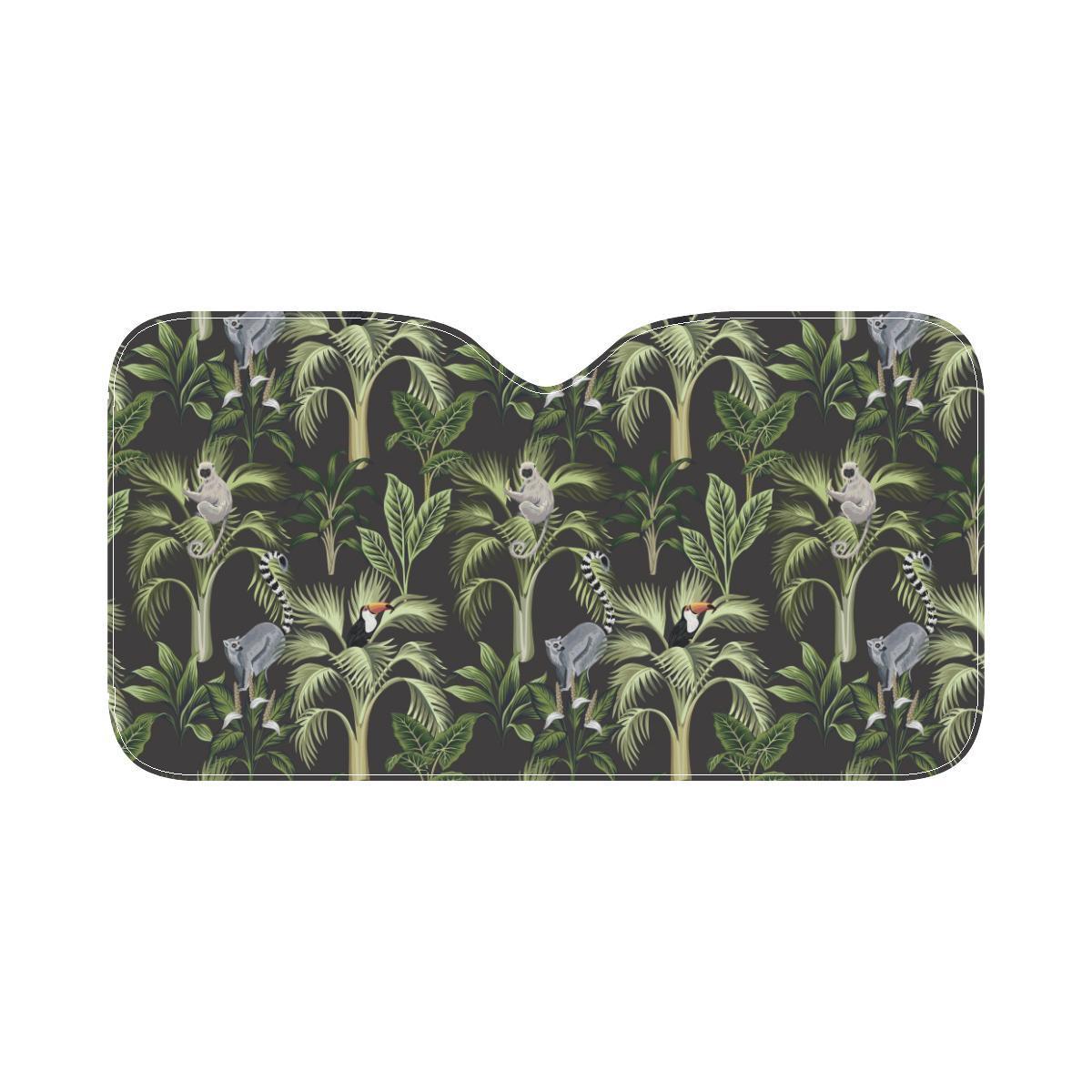 Rainforest Pattern Print Design RF05 Car Sun Shade-JorJune