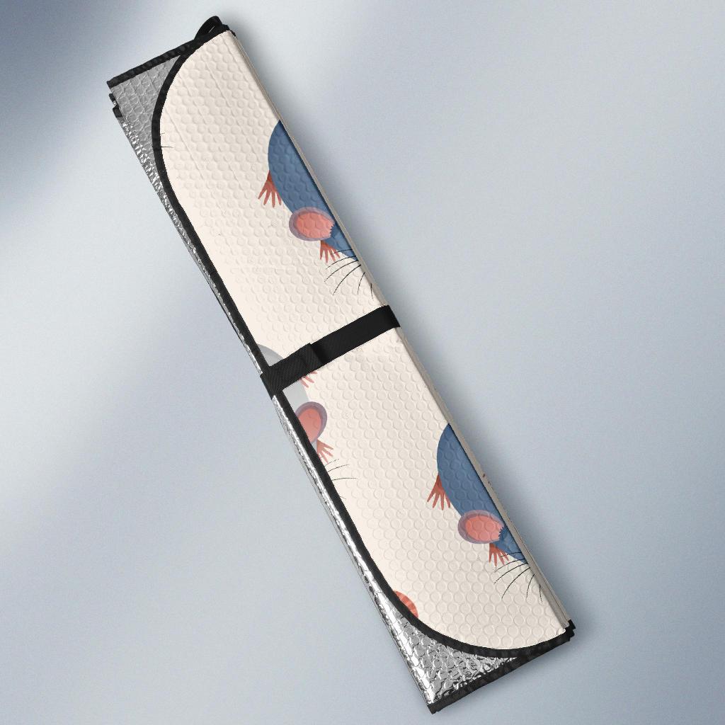 Rat Pattern Print Design 03 Car Sun Shades-JORJUNE.COM