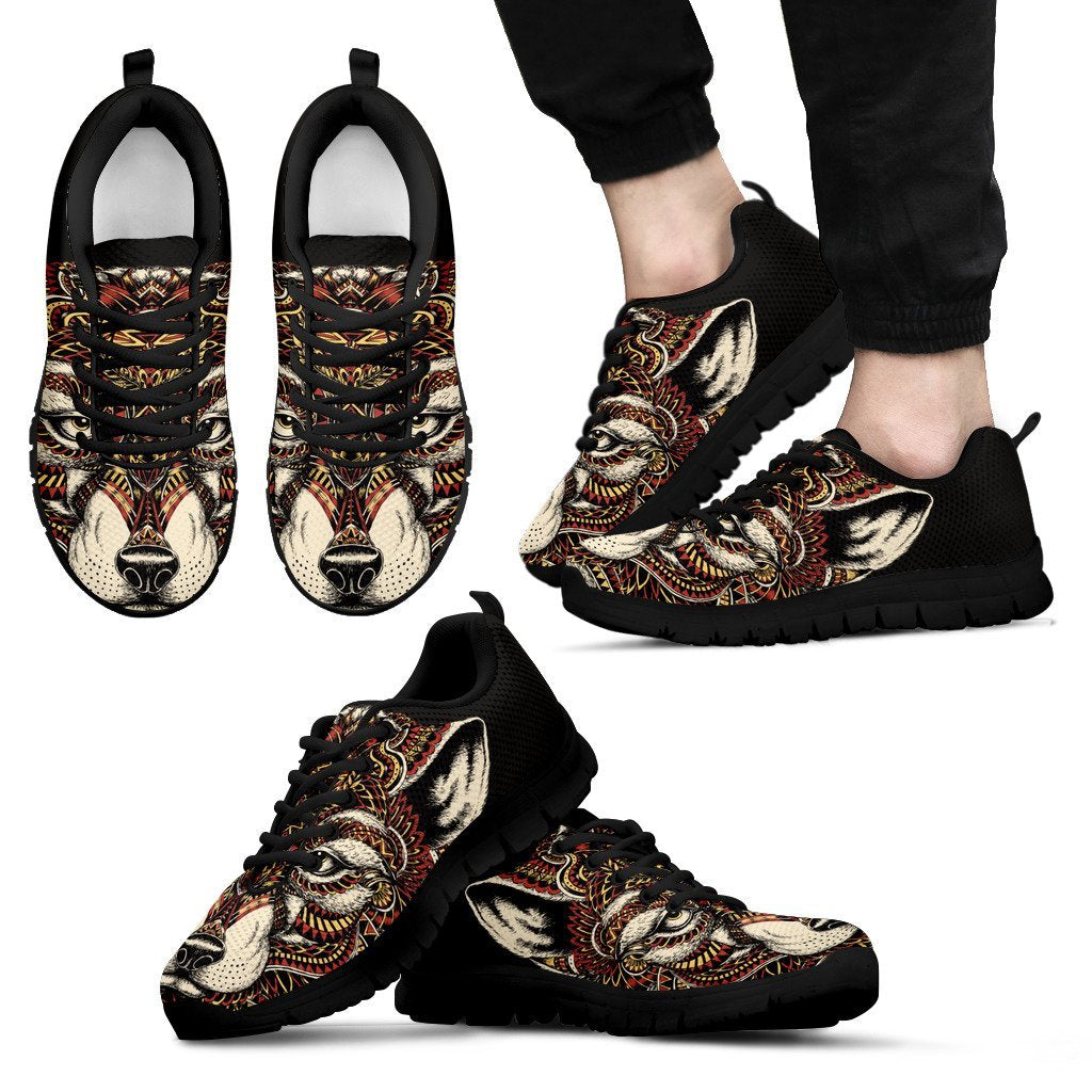 Red Wolf Tribal Men Sneakers