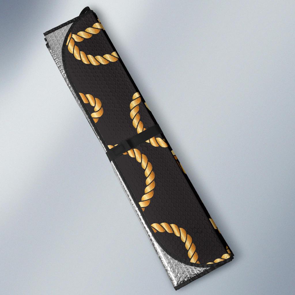 Rope Pattern Print Design A04 Car Sun Shades-JORJUNE.COM
