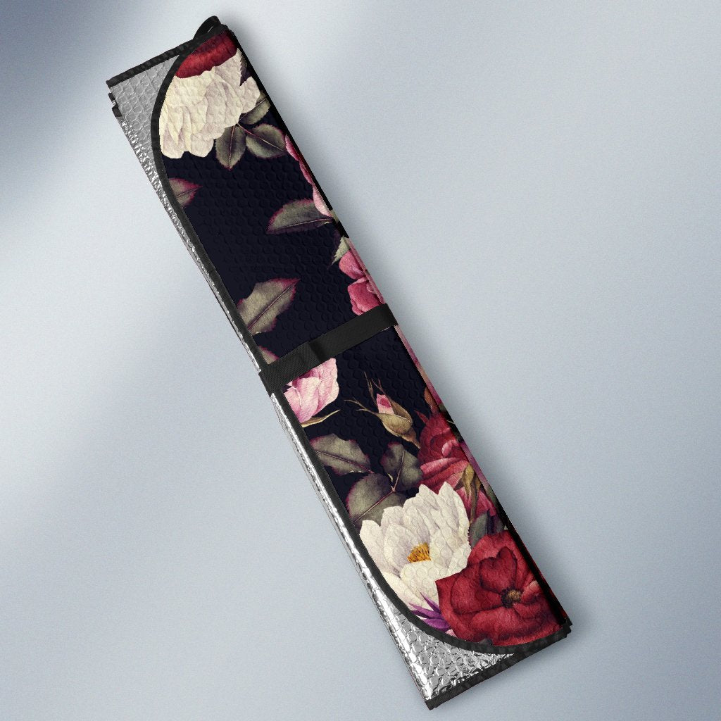 Rose Pattern Car Sun Shade-JorJune