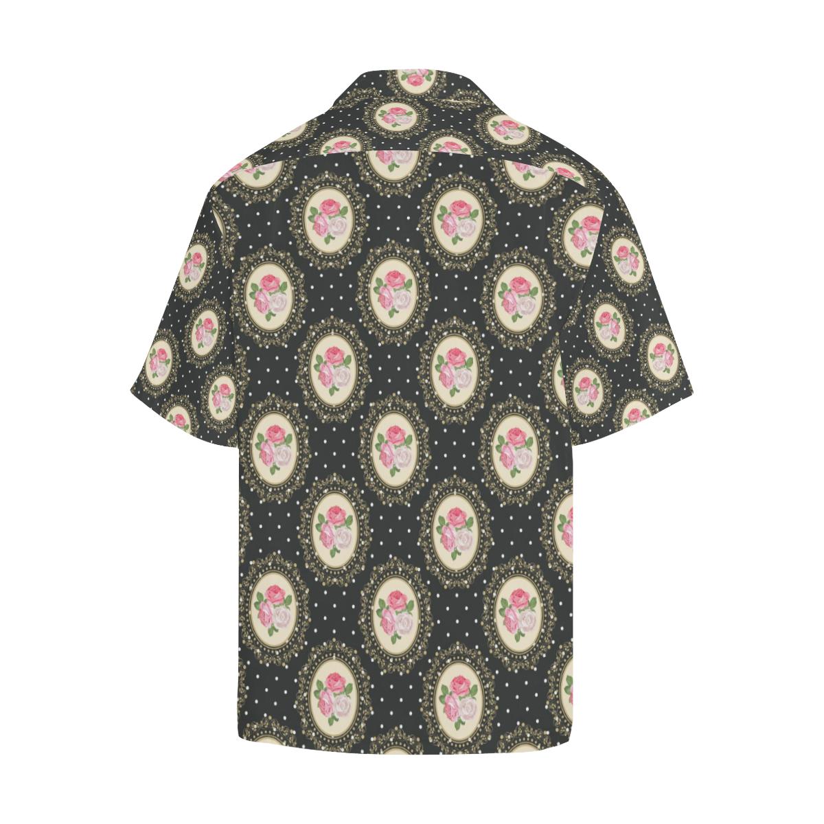 Rose Pattern Print Design RO015 Men Hawaiian Shirt-JorJune