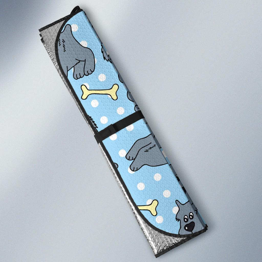 Schnauzers Pattern Print Design A02 Car Sun Shades-JORJUNE.COM