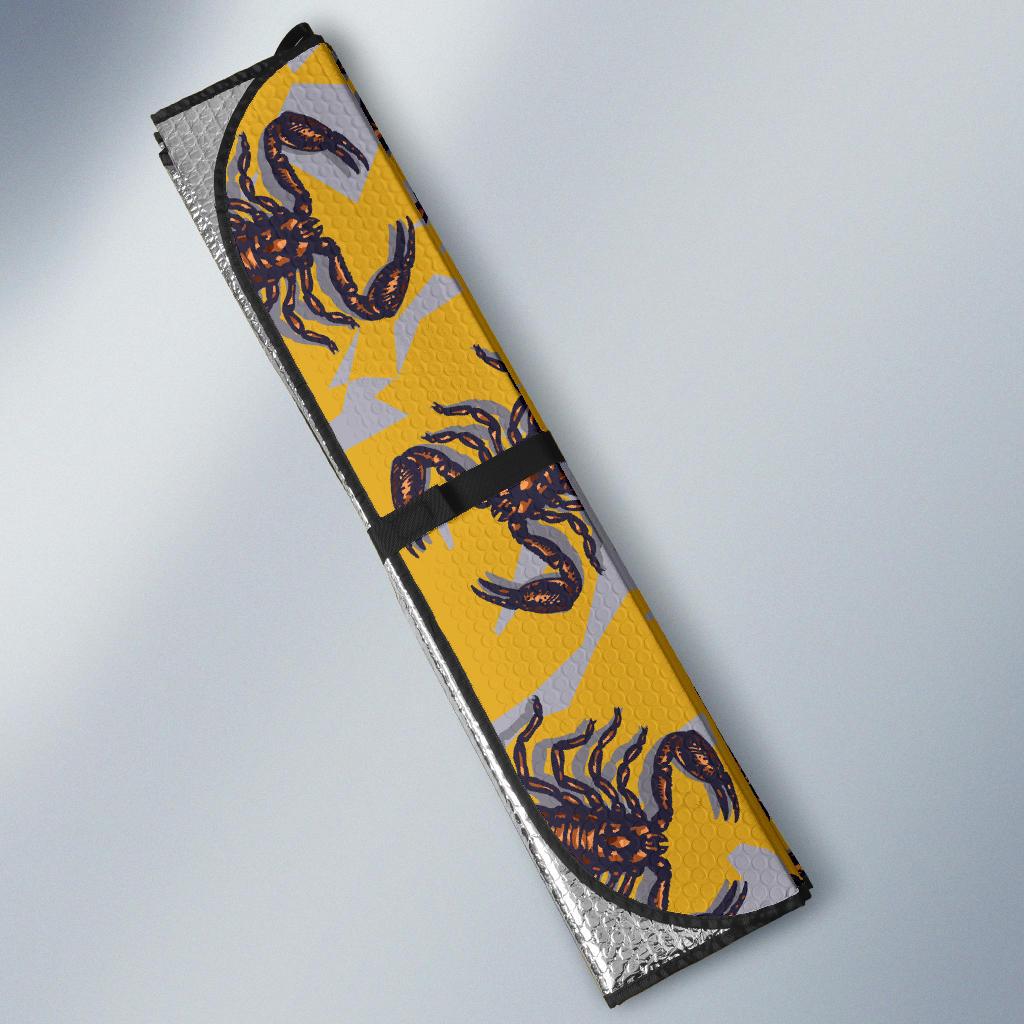 Scorpion Pattern Print Design 01 Car Sun Shades-JORJUNE.COM
