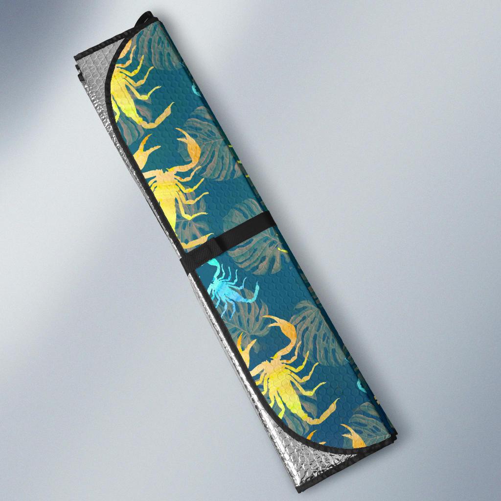 Scorpion Pattern Print Design 02 Car Sun Shades-JORJUNE.COM