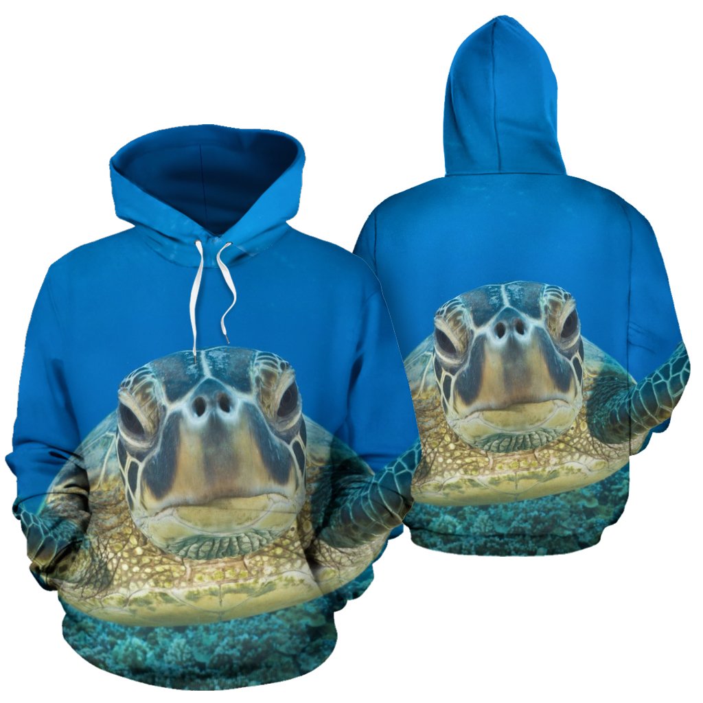 Sea Turtle Cute All Over Print Hoodie