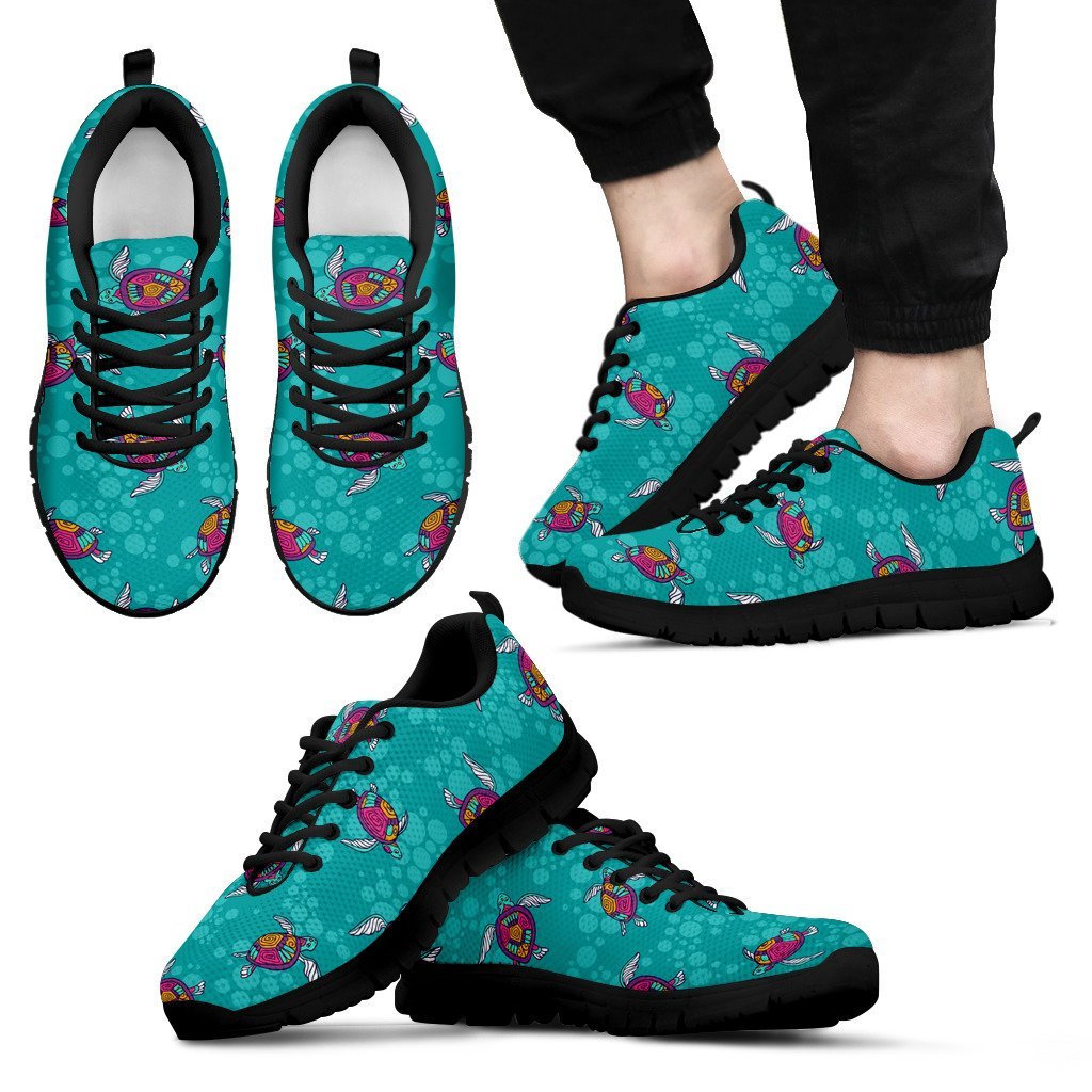 Sea Turtle Pattern Men Sneakers