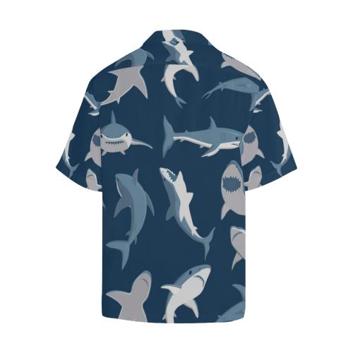 Shark Action Pattern Men Hawaiian Shirt