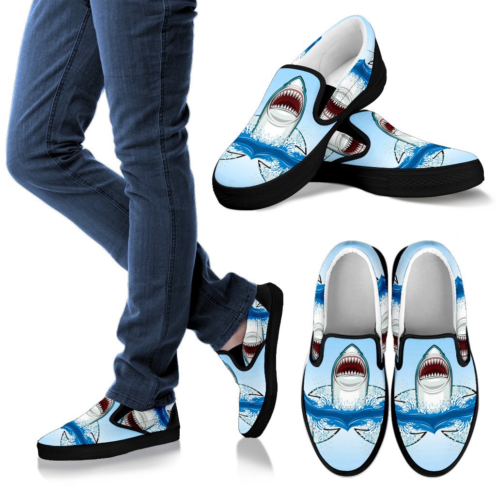 Shark Bite Women Slip On Shoes