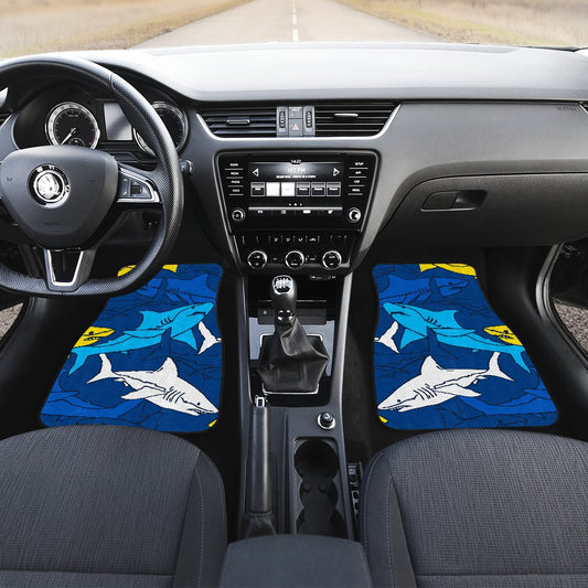 Shark Color Pattern Car Floor Mats
