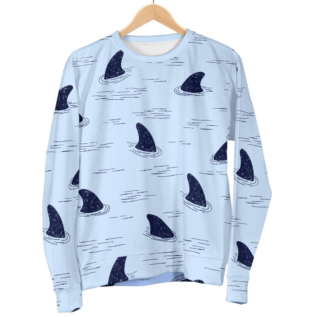 Shark Fin Men Crewneck Sweatshirt
