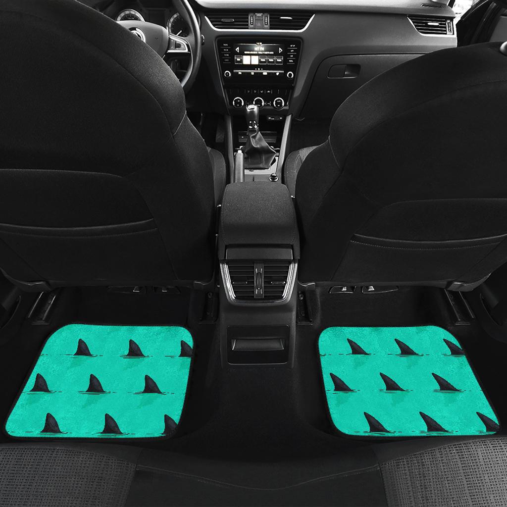 Shark Fin Pattern Front and Back Car Floor Mats