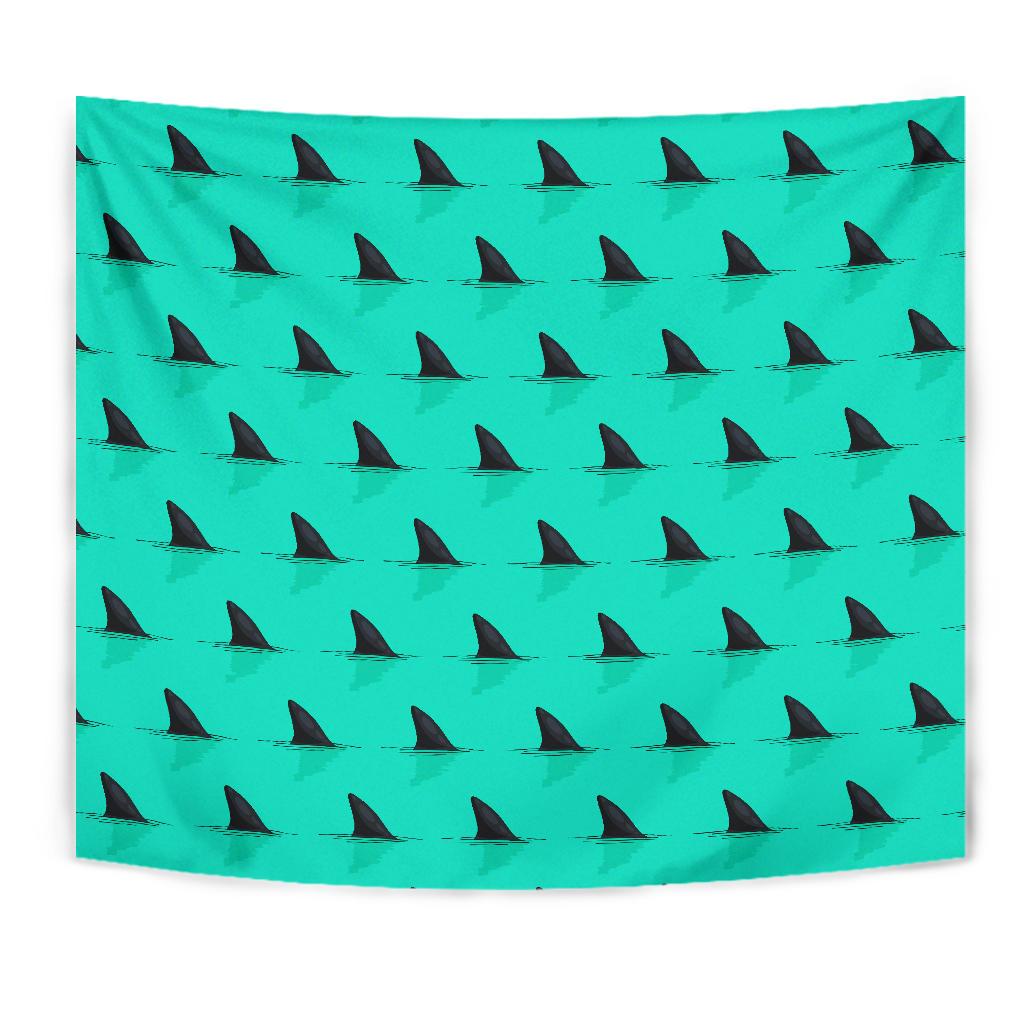 Shark Fin Pattern Tapestry