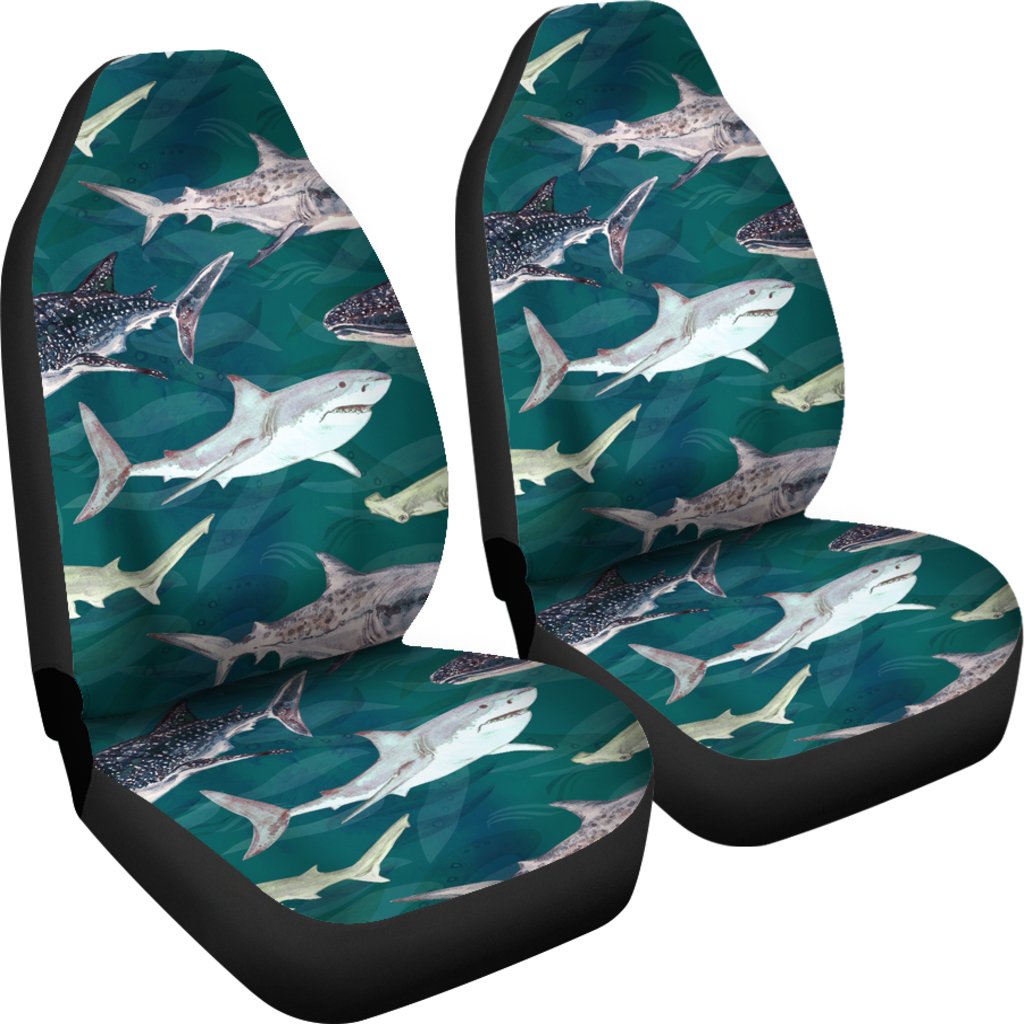 Shark Style Print Universal Fit Car Seat Covers