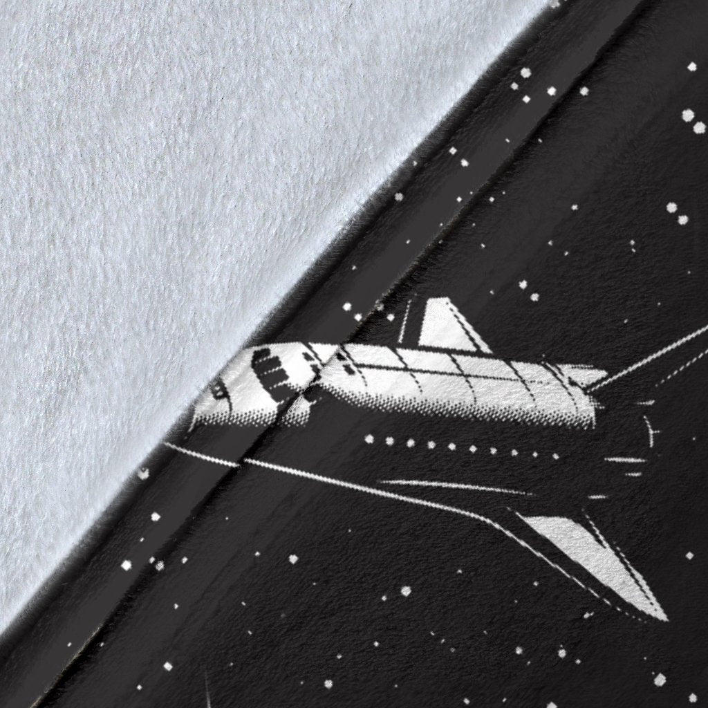 Space Pattern Fleece Blanket