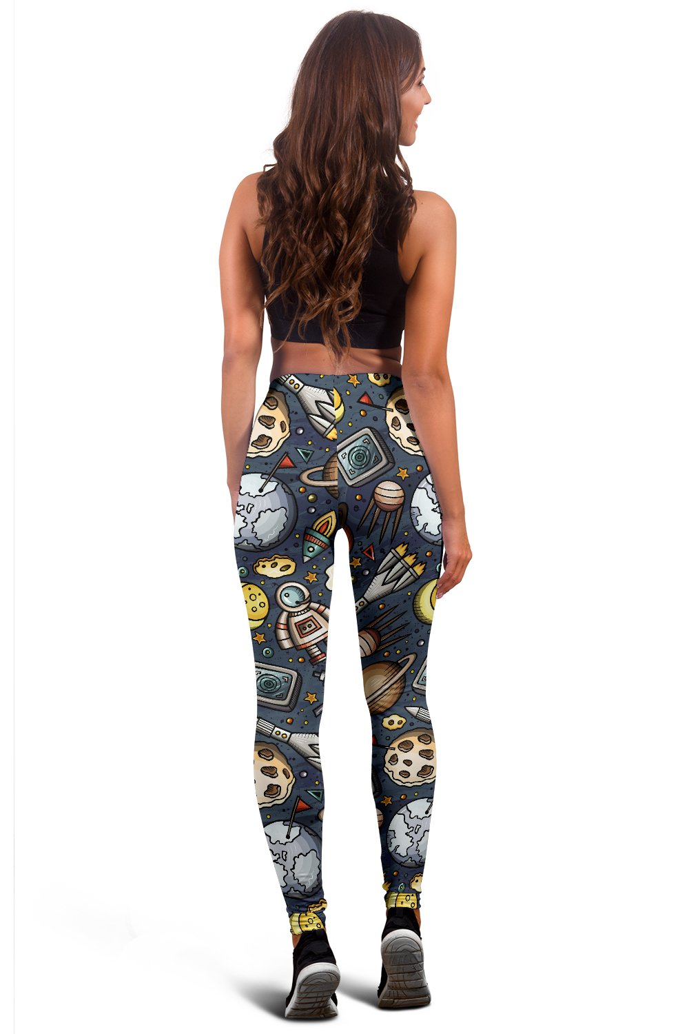 Space Pattern Print Women Leggings