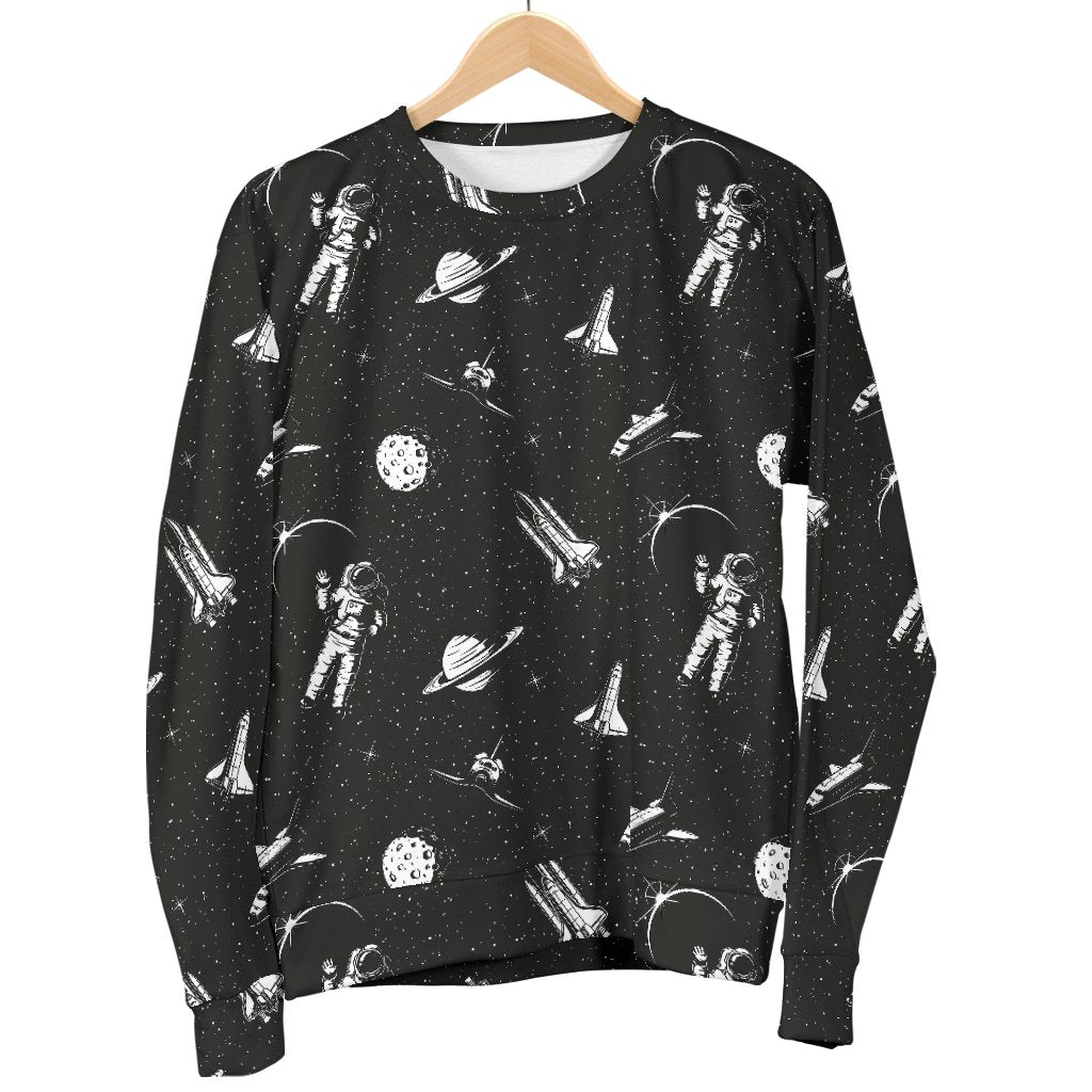 Space Pattern Women Crewneck Sweatshirt