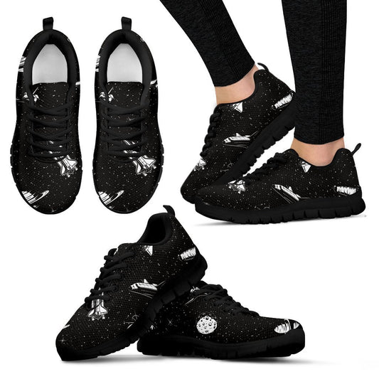 Space Pattern Women Sneakers