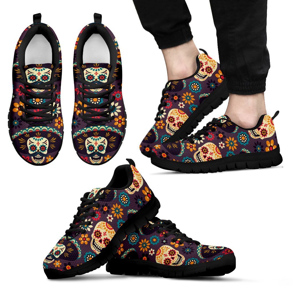 sugar skull Maxican Pattern Men Sneakers