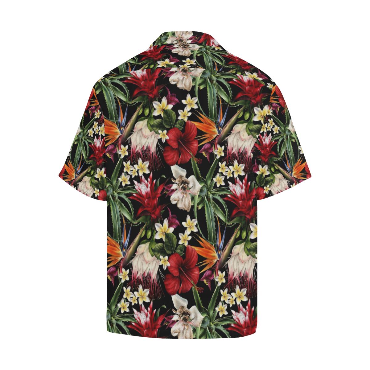 Summer Floral Pattern Print Design SF03 Men Hawaiian Shirt-JorJune