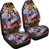 Summer Floral Pattern Print Design SF04 Universal Fit Car Seat Covers-JorJune