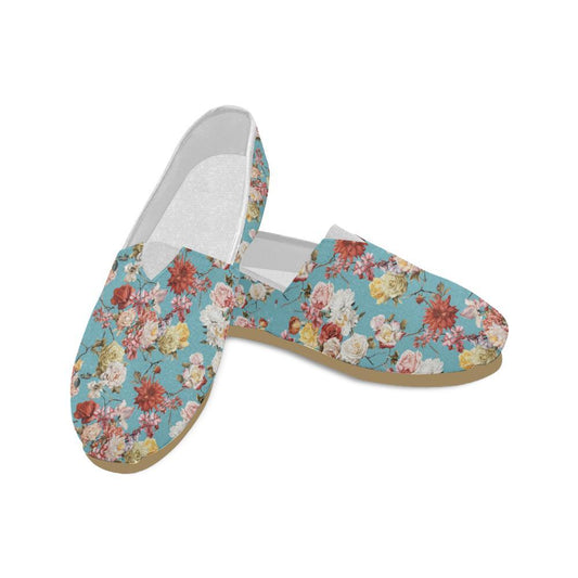 Summer Floral Pattern Print Design SF05 Women Casual Shoes-JorJune.com