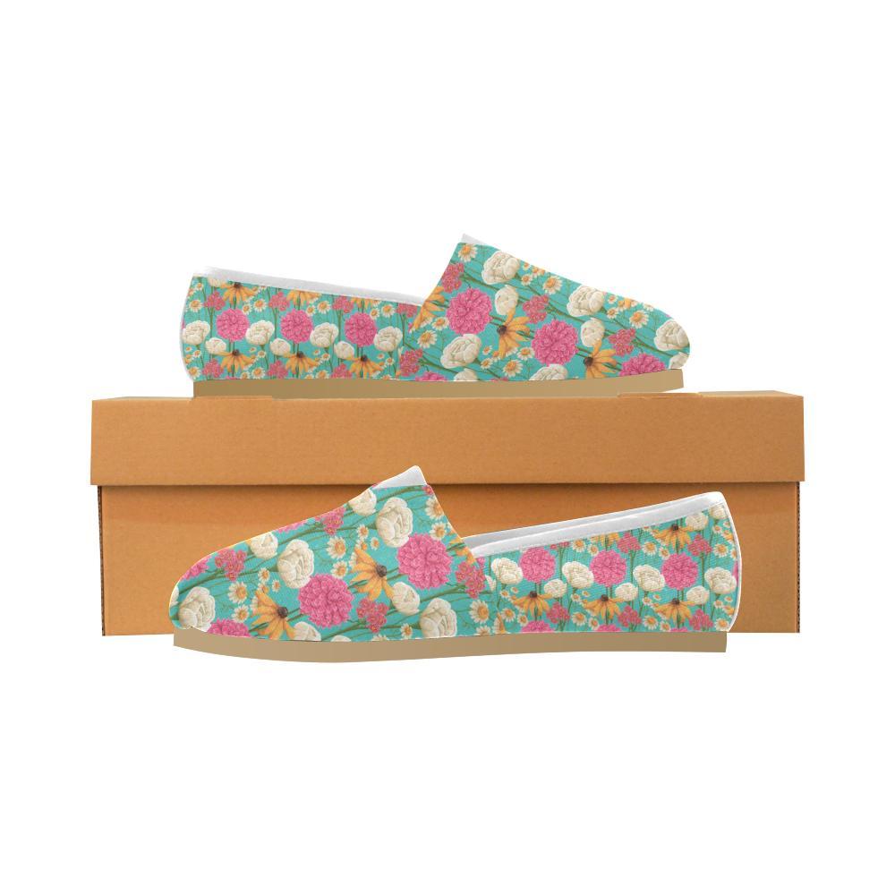 Summer Floral Pattern Print Design SF07 Women Casual Shoes-JorJune.com