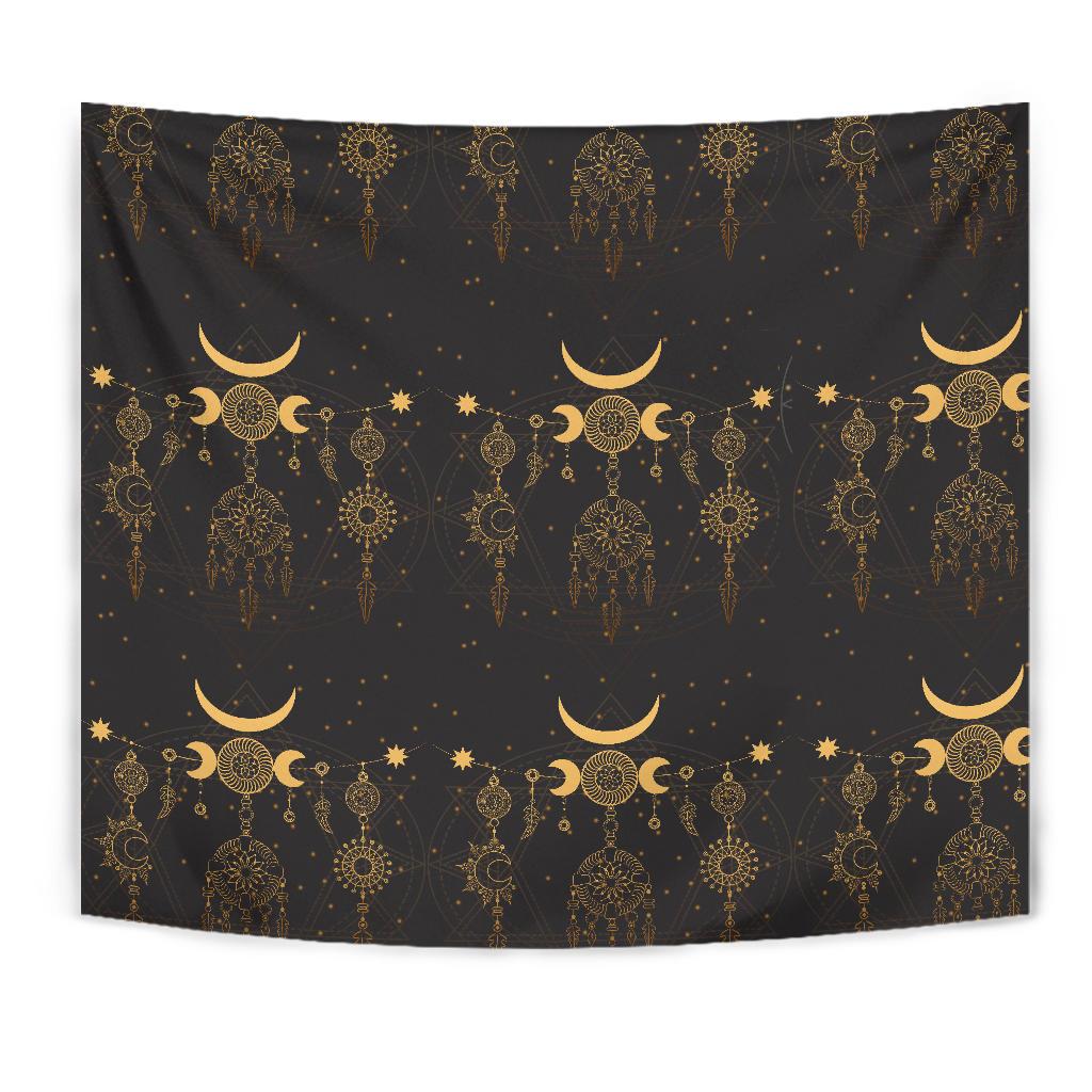 Sun Moon Boho Style Tapestry