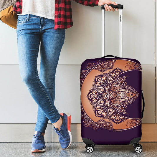 Sun Moon Mandala Luggage Cover Protector