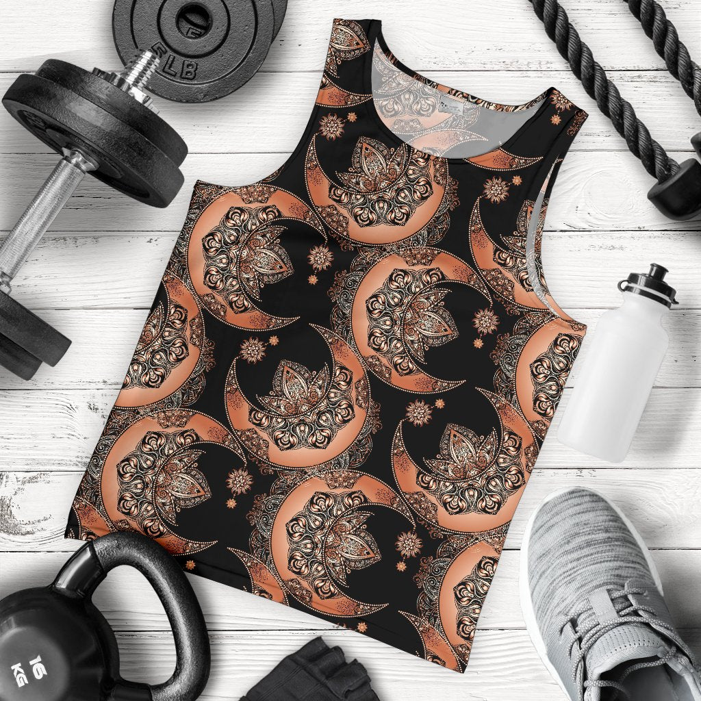 Sun Moon Mandala Men Tank Top
