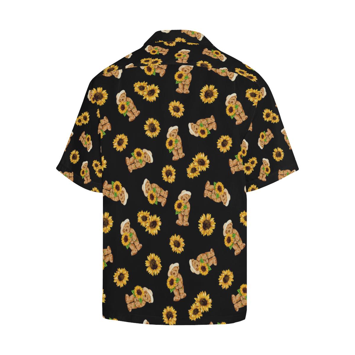 Sunflower Pattern Print Design SF016 Men Hawaiian Shirt-JorJune