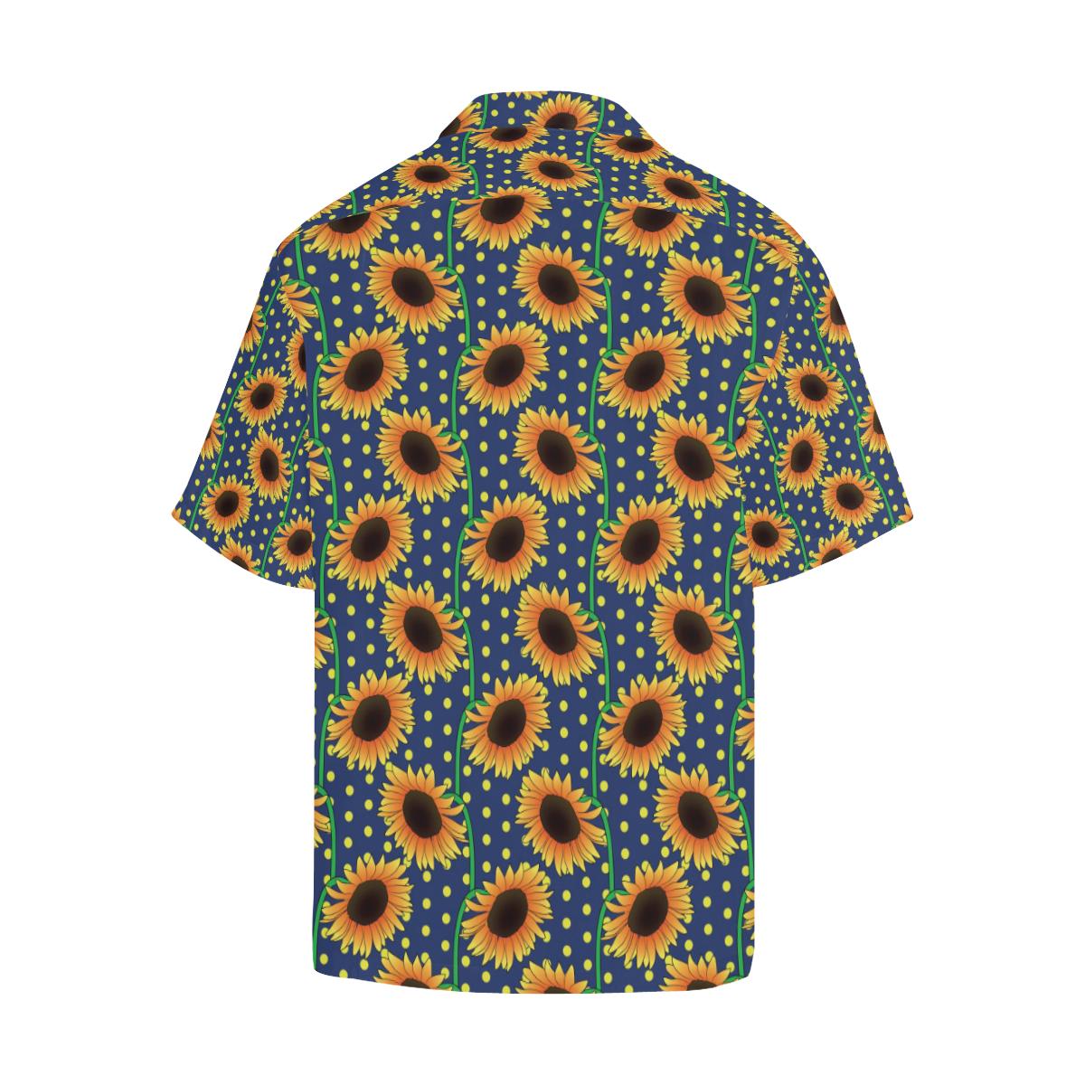 Sunflower Pattern Print Design SF03 Men Hawaiian Shirt-JorJune