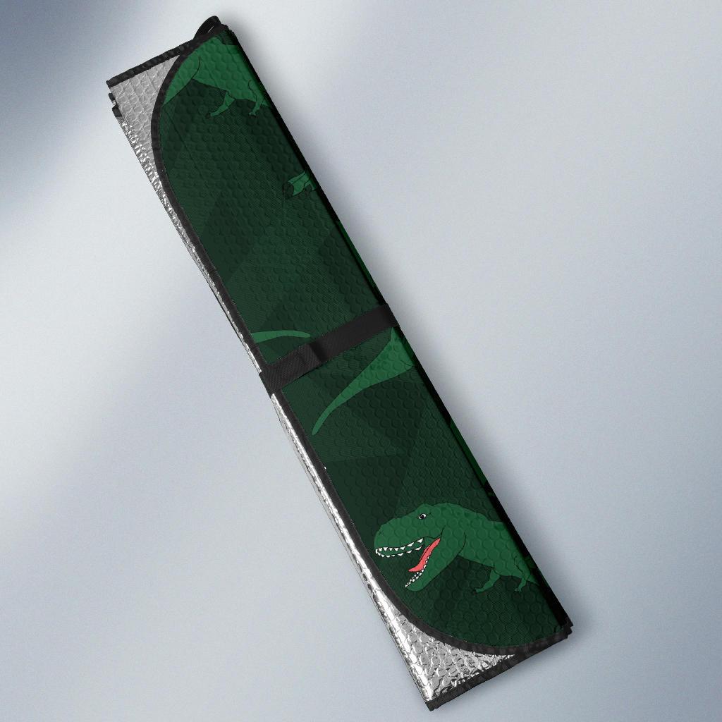 T Rex Pattern Print Design A06 Car Sun Shades-JORJUNE.COM