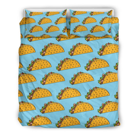 Taco Pattern Print Design TC03 Duvet Cover Bedding Set-JORJUNE.COM