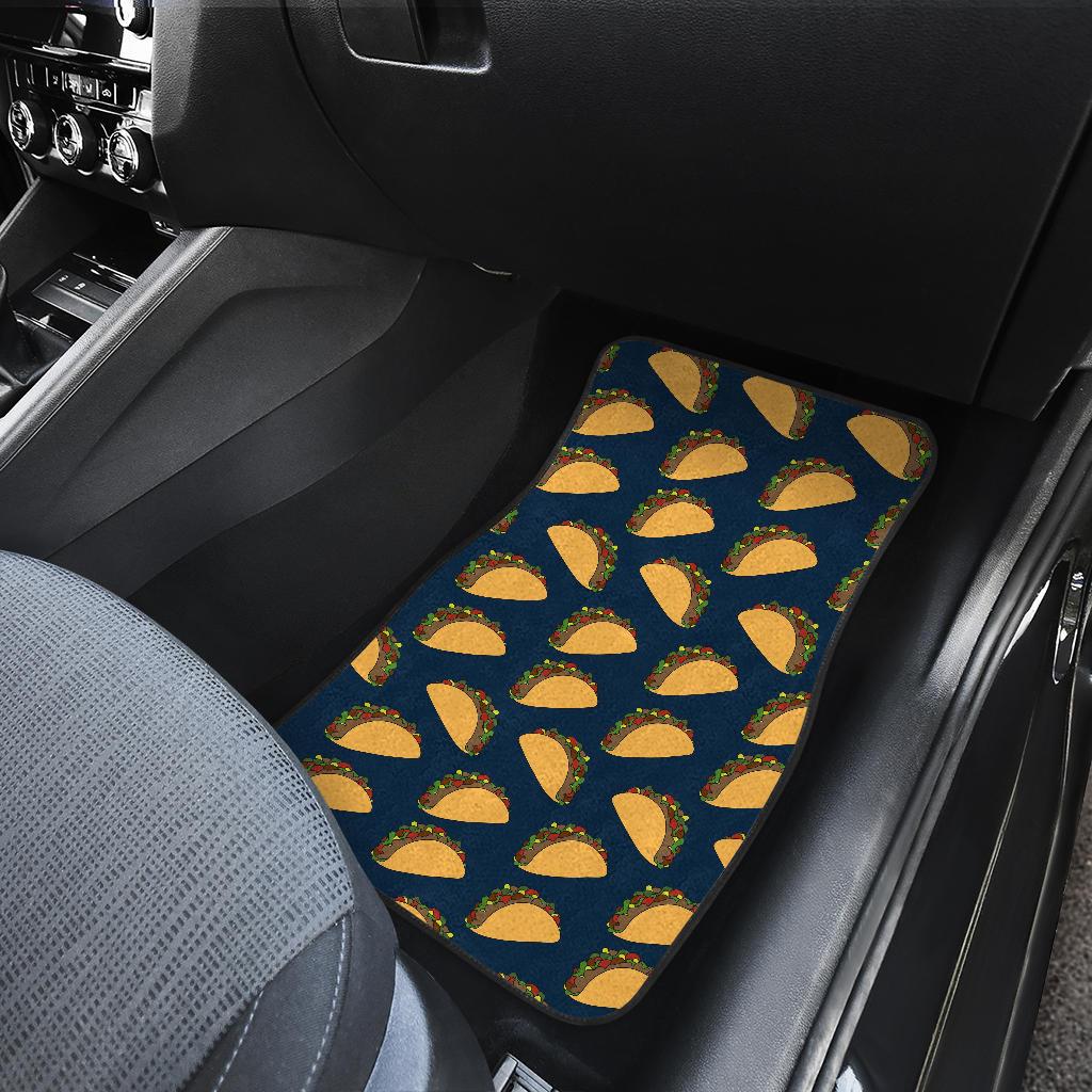 Taco Pattern Print Design TC04 Car Floor Mats-JORJUNE.COM