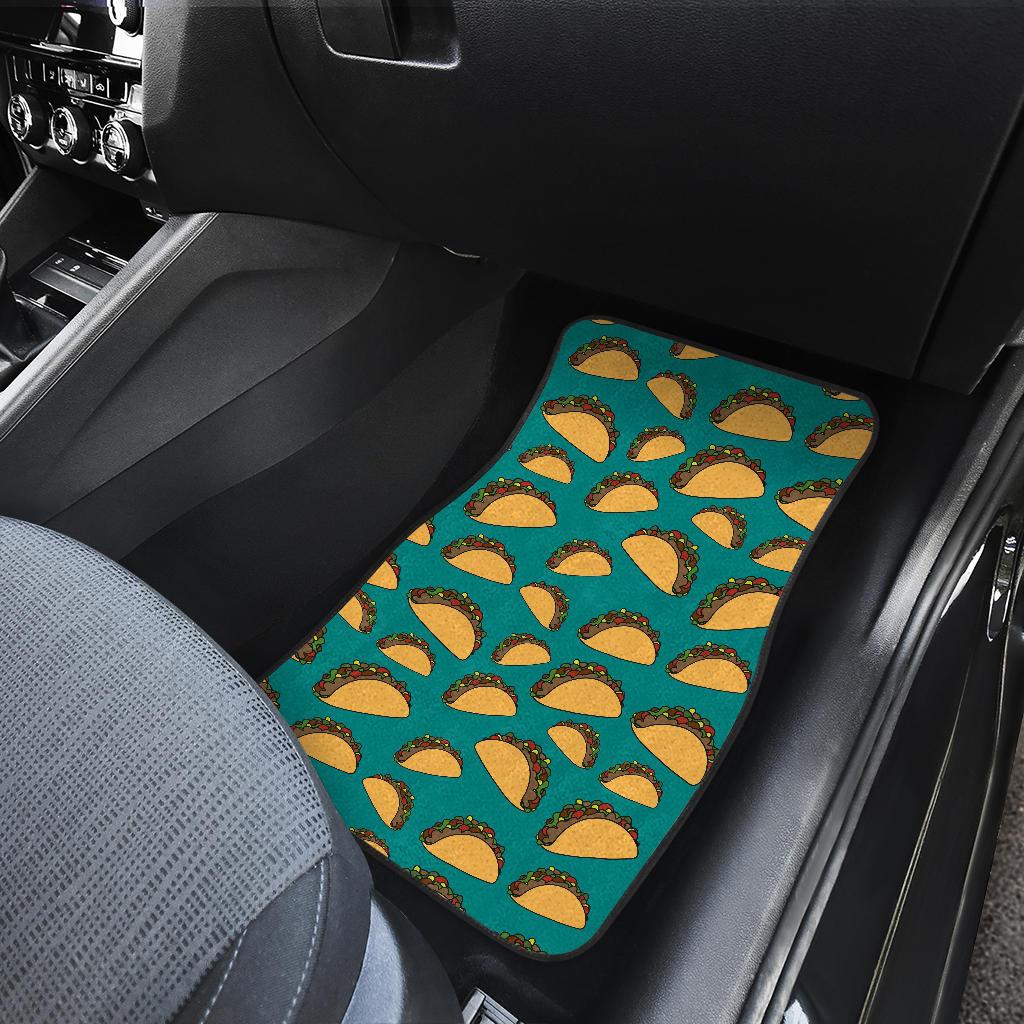 Taco Pattern Print Design TC07 Car Floor Mats-JORJUNE.COM