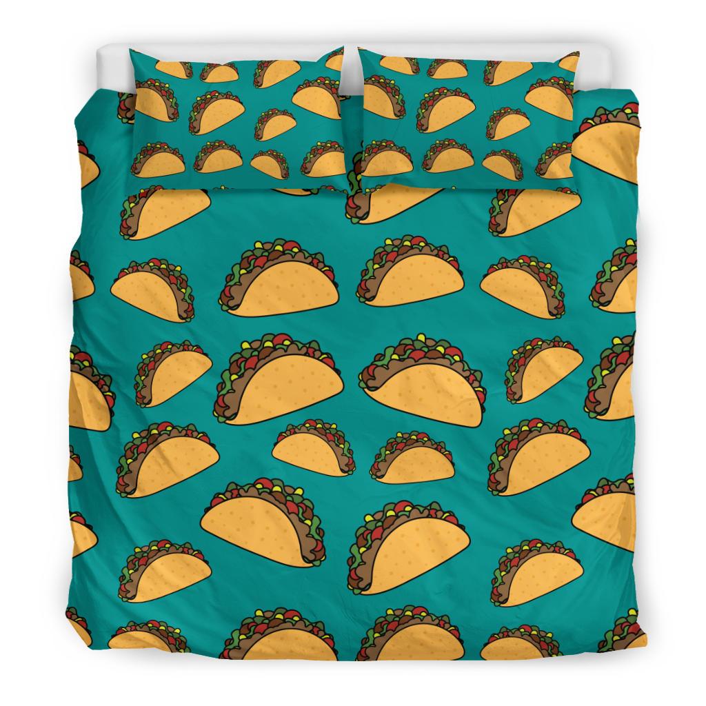 Taco Pattern Print Design TC07 Duvet Cover Bedding Set-JORJUNE.COM