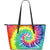 Tie Dye Large Leather Tote Bag