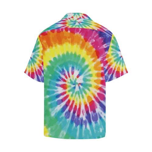 Tie Dye Men Hawaiian Shirt