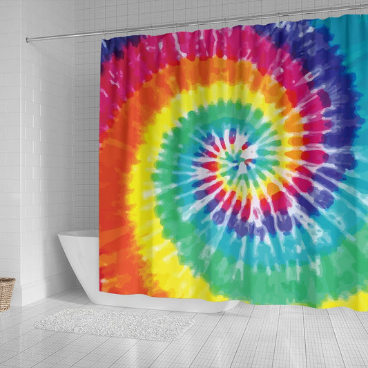 Tie Dye Shower Curtain