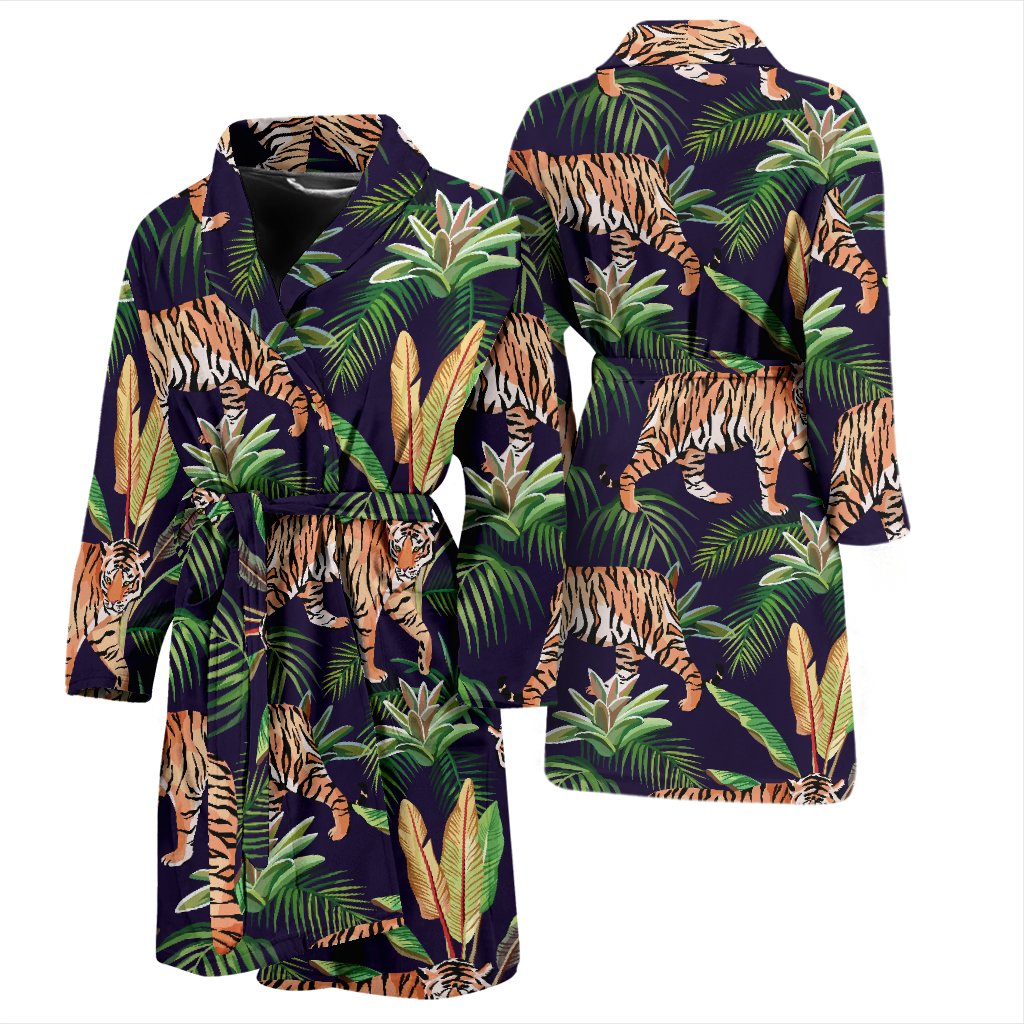Tiger Jungle Men Bath Robe
