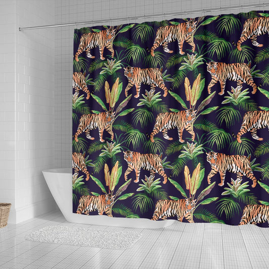 Tiger Jungle Shower Curtain