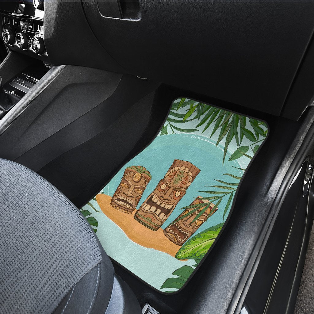 Hawaiian Polynesian Tiki Car Floor Mats