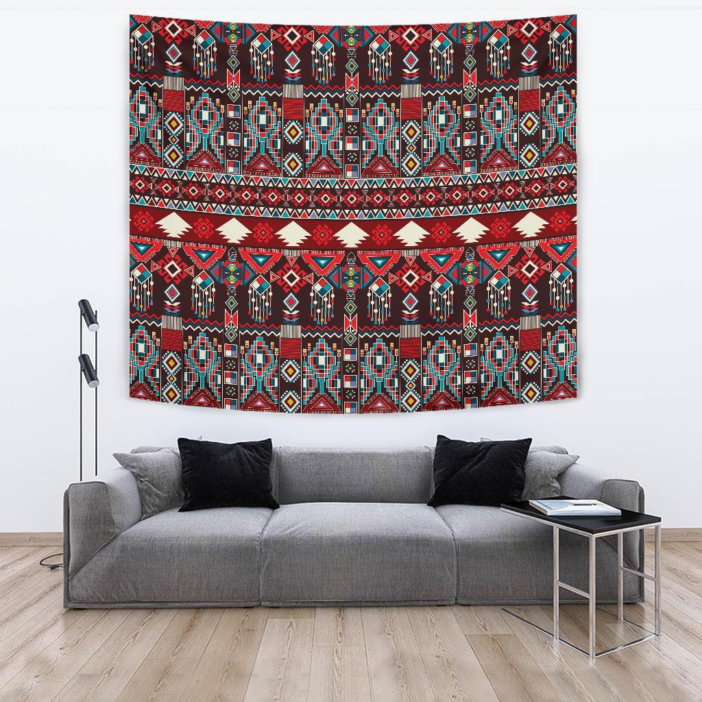 Tribal Aztec Indians native american Tapestry