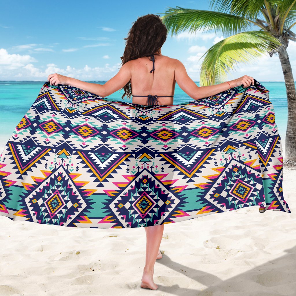 Tribal Aztec Native American Sarong Pareo Wrap