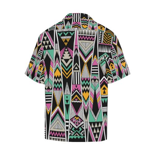 Tribal Aztec Triangle Men Hawaiian Shirt
