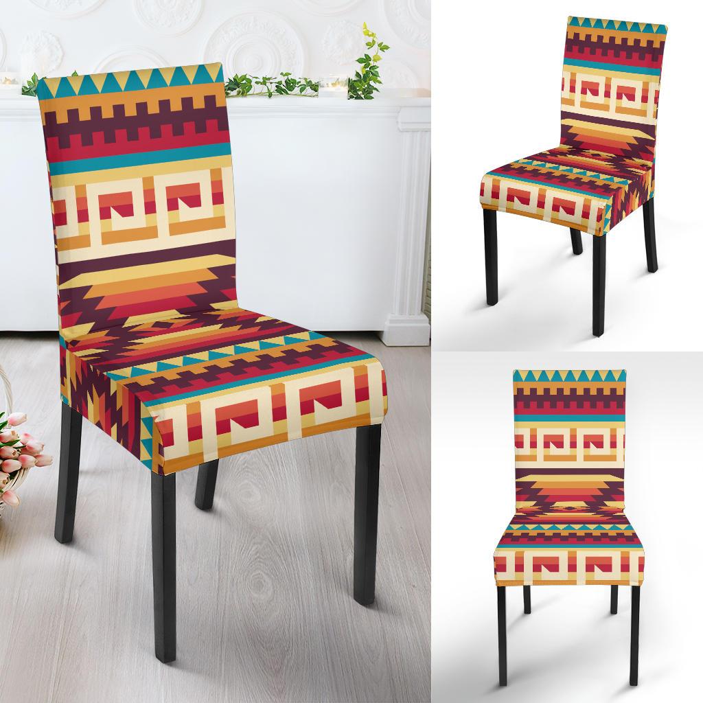 Tribal Aztec Vintage Dining Chair Slipcover-JORJUNE.COM