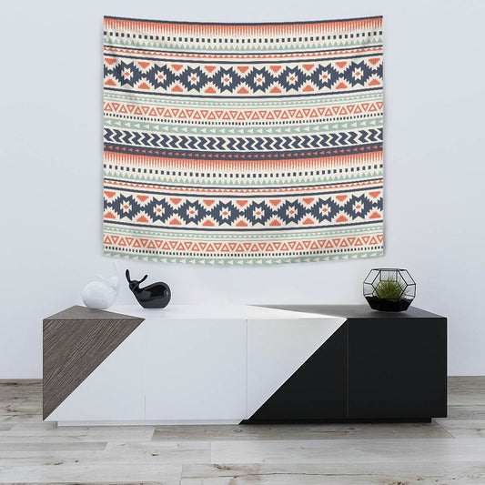 Tribal Aztec vintage pattern Wall Tapestry